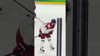 David Pastrňák v zápase proti Kanadě