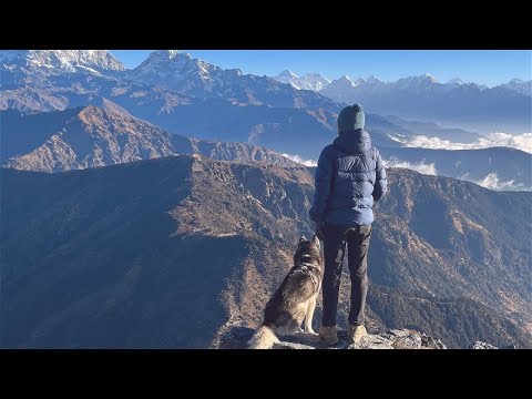 Hiking Glacial Lake & Viewing Mt Everest With My Dogs : Pikey Peak Dudh Kunda Trek In Nepal Himalaya