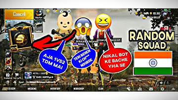 😭Random Indian Pro player call me noob and I challange for tdm Room 1vs2 | PUBGMOBILE | PART 1