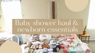 Baby Shower Haul | Newborn Essentials 2021