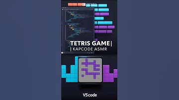 Tetris Game | Html-Css-JavaScript | KapCode ASMR | No Talking Part-4