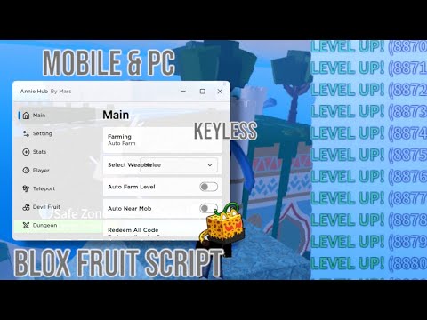 Roblox  Hướng Dẫn Hack Blox Fruits Arceus X V2.1.3 V2 ( Auto Farm