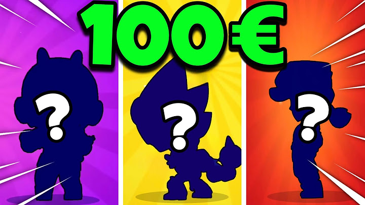 100 EUROS sur un NOUVEAU COMPTE BRAWL STARS ! Voici ce que j’ai eu…