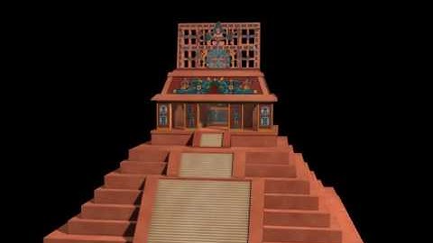 Maya-3D.com | Palenque - Temple of the Foliated Cross