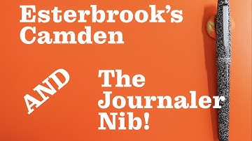 The Esterbrook Camden and the Journaler nib from Custom Nib Studio!