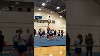 Stunting All Girl University of Delaware Cheer Clinic 2019