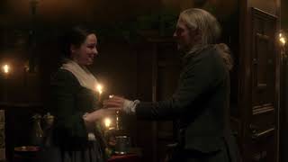 Outlander S03E08 jamie explains to claire why he married Laoghaire p2