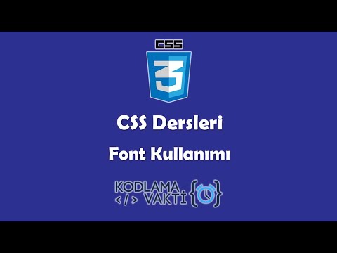 CSS Dersleri #14 - Font Kullanımı