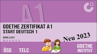 Goethe Zertifikat A1 Hören Exam | mit Lösungen AM Ende | A1 Hören Test | deutsch lernen durch hören