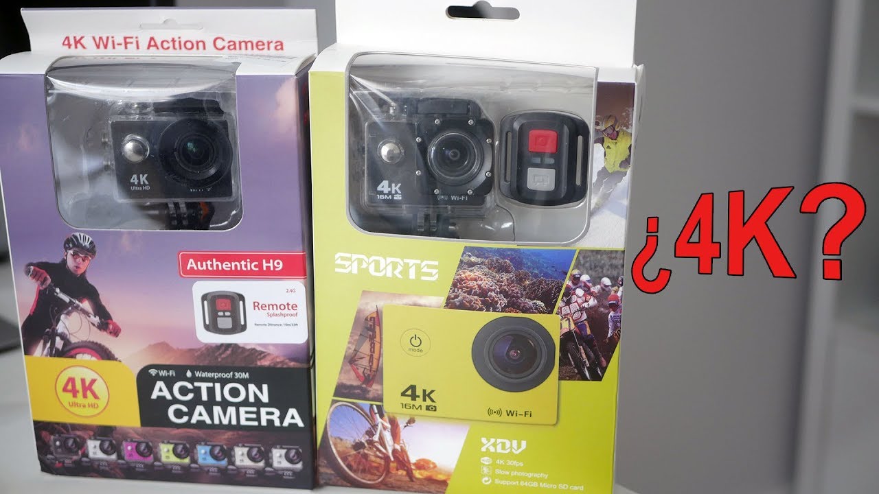Me compro cámaras de acción 4K baratas y os muestro de qué son capaces - YouTube