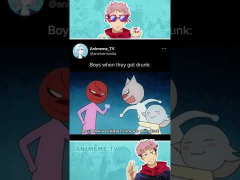 Boys when they get drunk: 😂 // Funny anime moments