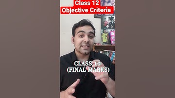 CBSE Class 12 Objective Criteria Kya Hoga?🔥 Boards Cancellation Update #shorts #cbse