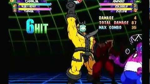 MvC2: Charlie 100% Combo (1 meter / unrollable)