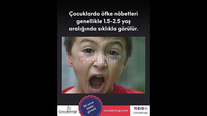 Çocuklarda öfke nöbeti