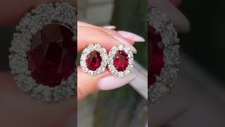 🤩Ignite your style🤩 6.46 Ct Ruby & Diamond Earring! #shorts #ruby #diamond #viral Profile