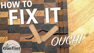 Cutting Board Repair - Woodworking Quick Tip
