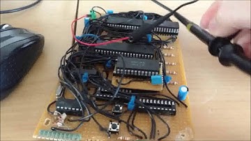 Homebrew Z80 Part Seven - Clock Circuitry and Looking at Address and Data Signals