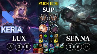 DRX Keria Lux vs Senna Sup - KR Patch 10.20