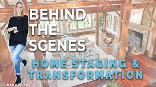 RUSTIC MANSION TRANSFORMATION| HOME STAGING BEHIND THE SCENES | BEFORE &amp; AFTER | BA Studio TV
