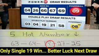 Powerball Draw Result 12-08-2026, πΊπΈ