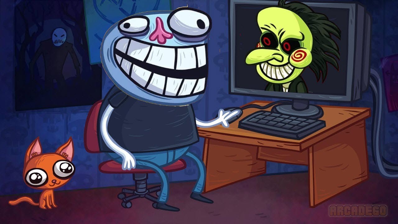 troll face horror - All Meme$