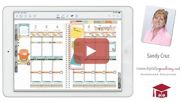 Digital Planner Dashboard & Sticky Notes