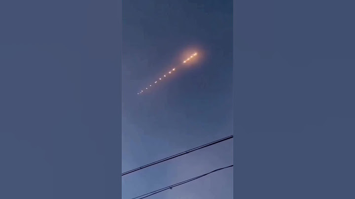 Estranha fileira de luz no céu.... Vejam nesse vídeo!