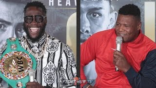 THE FULL DEONTAY WILDER VS LUIS ORTIZ 2 LOS ANGELES PRESS CONFERENCE AND FACE OFF VIDEO