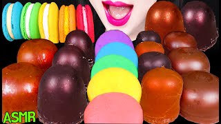 ASMR CHOCOLATE MARSHMALLOW, RAINBOW MACARON 초콜릿 마쉬멜로우, 레인보우 …