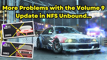MORE Problems with Volume 9 in Need For Speed Unbound?! (No Cars, Error Codes & More)