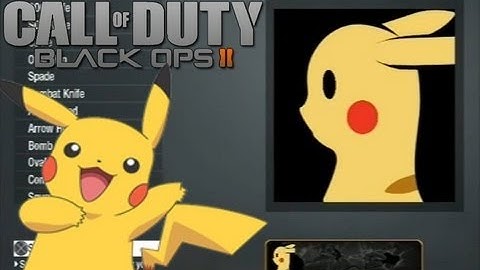 Black Ops Emblem - Pikachu (pokemon) - COD Tutorial