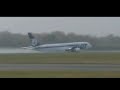 LOT Airlines Boeing 767-35DER belly landing.