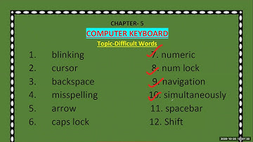CLASS II COMPUTER CHAPTER 5 PART 2