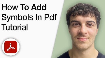 How To Add Symbols in PDF - Adobe Acrobat Tutorial [2025 Full Guide]