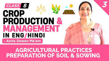 Crop Production & Management | Agricultural practices - Preparation of Soil & Sowing (3/7)