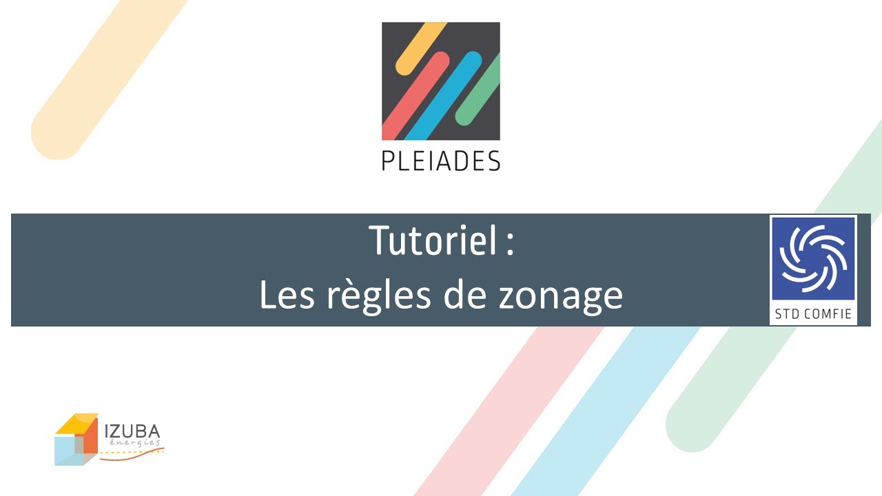 Les règles de zonage en STD dans Pleiades