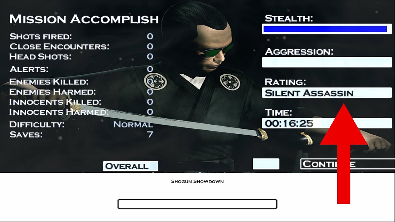 Silent Assassin Rating On Shogun Showdown Hitman 2 SA Mission9 YouTube