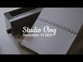 Studio Vlog | Making notebooks, machines/tools I use and starting my first bullet journal