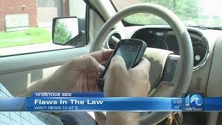 Flaws in the texting and driving law