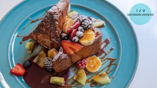 Salted Caramel French Toast with Berry Coulis (say goodbye to soggy toast)