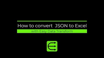 How to convert JSON to Excel