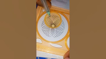 Spirograph Art | Golap Fuler Kata | #shorts #Atik_Mia_official #spirograph