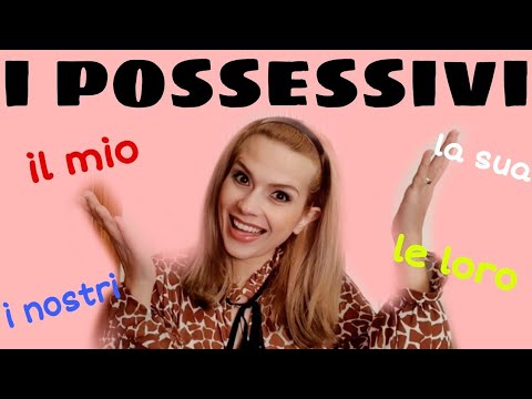 I pronomi possessivi- Οι κτητικές αντωνυμίες/ Ιταλική Γλώσσα Δήμητρα Φρυγανά