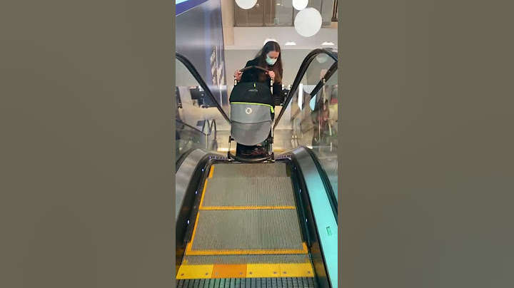 How to go down an escalator with a buggy