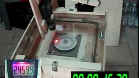 CD exploding 24.500 RPM