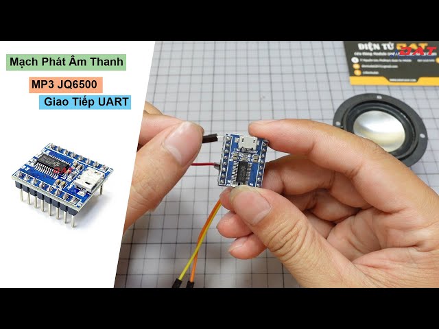 Mạch Phát Âm Thanh MP3 JQ6500 Giao Tiếp UART | Điện tử DAT