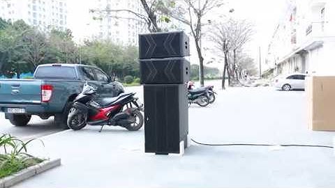 Dàn loa Array sự kiện đám cưới trị giá 120tr tại Thạch Thất I Việt Mới