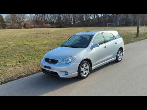 2005 Toyota Matrix XR Manual Transmission Walk-Around - YouTube