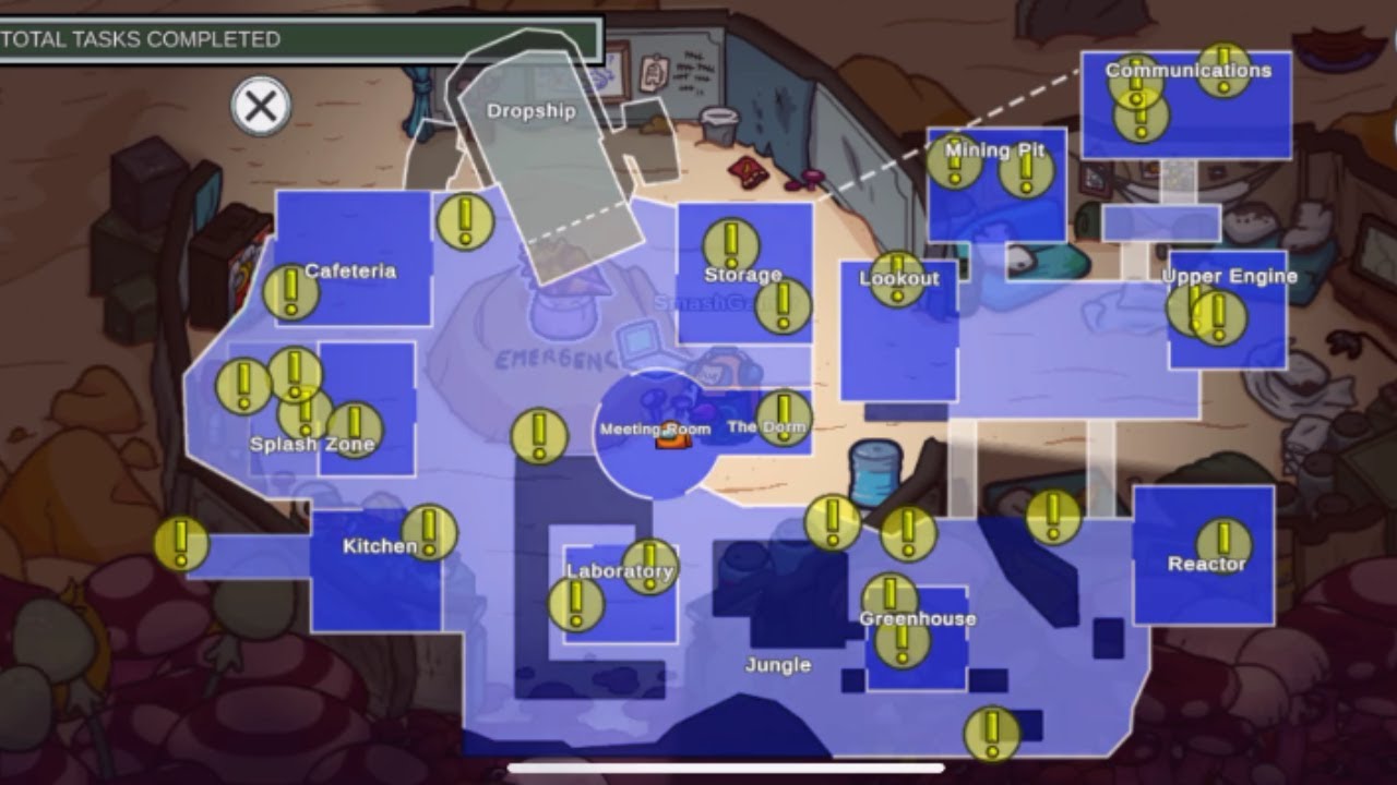 Every Single Task In The New Among Us Fungle Map Walkthrough YouTube Maxresdefault