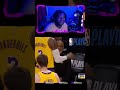 Lakers Fan Reacts To Draymond Green pass ball to Lakers bench #shorts image